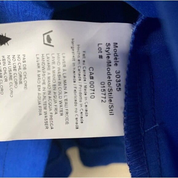 JOSEPH RIBKOFF Blue Puffed Collar Women’s Blazer Jacket (2) - Picture 3 of 5